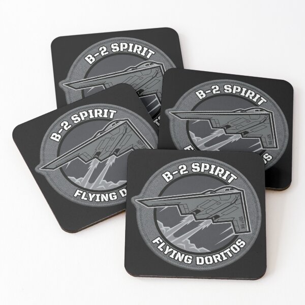 Item preview, B-2 Spirit Stealth Bomber Realistic Embroidered Effect Flying Doritos designed and sold by ArtDreams92.