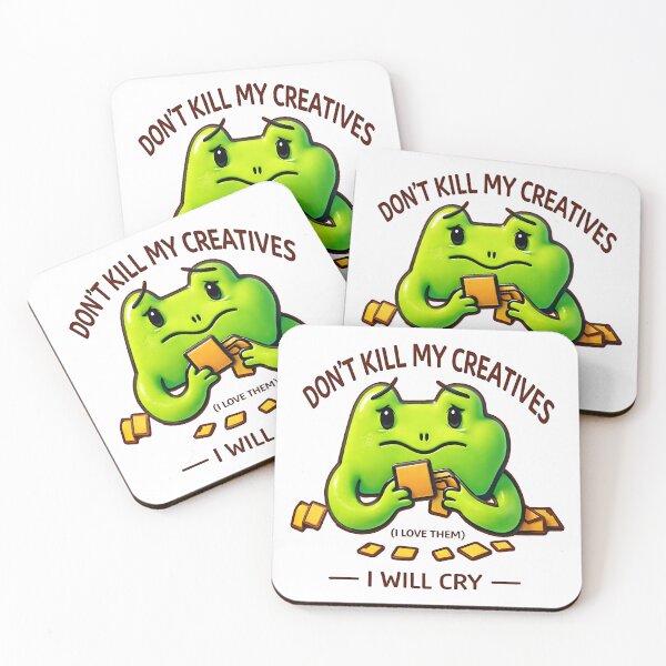 Item preview, Don't Kill My Creatures I Will cry Frog  designed and sold by gear-posters.