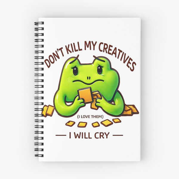 Item preview, Don't Kill My Creatures I Will cry Frog  designed and sold by gear-posters.