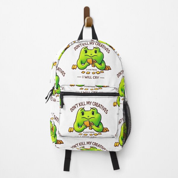 Item preview, Don't Kill My Creatures I Will cry Frog  designed and sold by gear-posters.