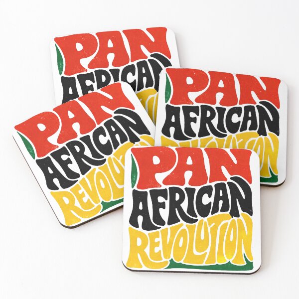Item preview, Pan African Revolution Retro Typography – Afrocentric Protest art | Decolonize Africa designed and sold by Youngkev-arts.