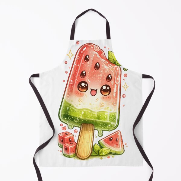 Item preview, Watermelon Ice Pop Kawaii designed and sold by redsharkuk.