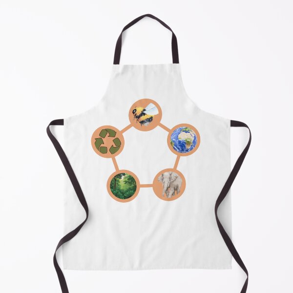 Item preview, Earth Day Message – Save Rescue Recycle Plant Clean Care designed and sold by LuveraxArt.
