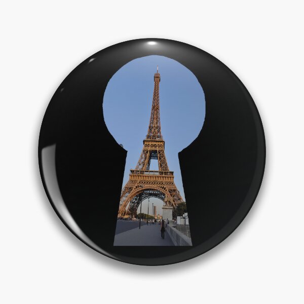 Item preview, Looking Through the Keyhole – Eiffel Tower, Paris designed and sold by TheMarketplaceworld.