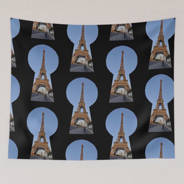 Item preview, Looking Through the Keyhole – Eiffel Tower, Paris designed and sold by TheMarketplaceworld.