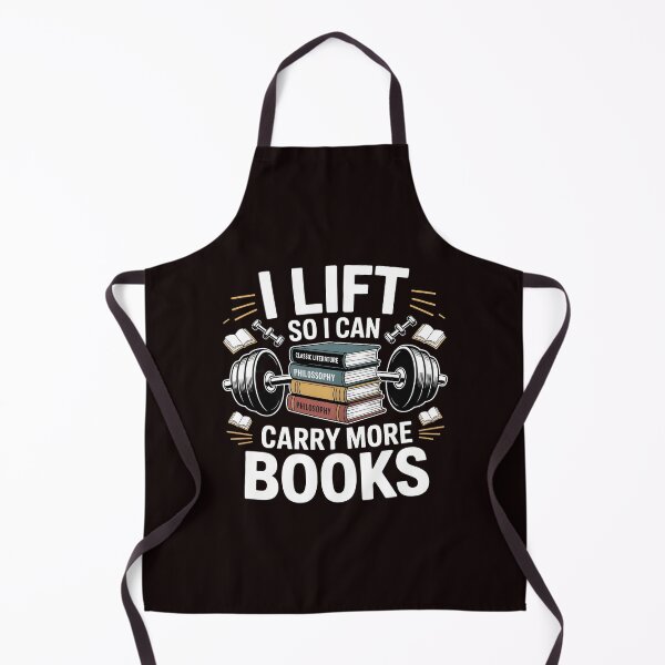 Item preview, I Lift So I Can Carry More Books – Book Lover Workout Humor designed and sold by Redgiant87x.