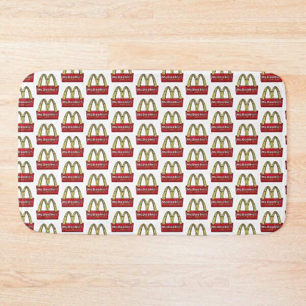 Item preview, McDoobies Parody Logo 420 Billion Rolled Cannabis Weed Fast Food Humor Sticker & Apparel designed and sold by MycoMindsMedia.
