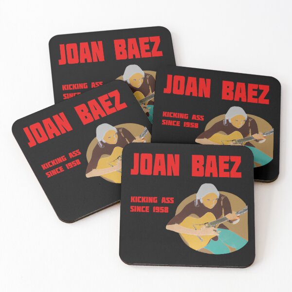 Item preview, Joan Baez Kicking Ass Since 1958 – Bold Folk Music Tribute Design designed and sold by DiamondSkyShirt.
