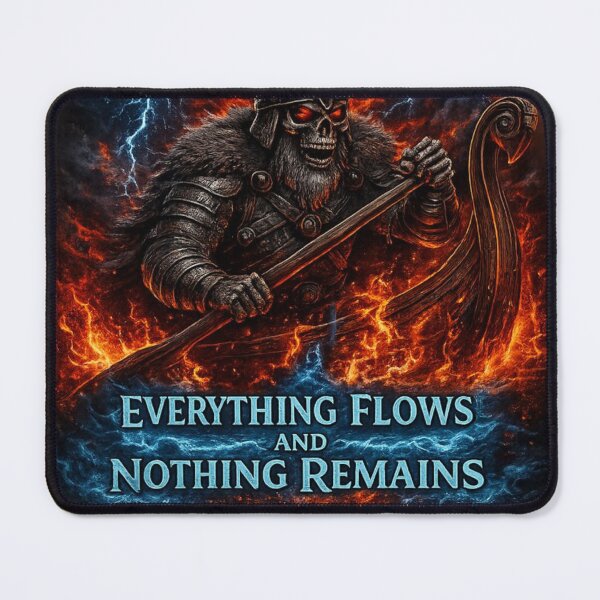 Item preview, Everything flows, nothing remains. designed and sold by KINSPIREWOLFBAT.