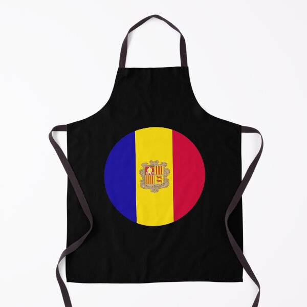 Item preview, Andorra Round Flag Andorran Patriotic Heritage designed and sold by NTGUILTY.