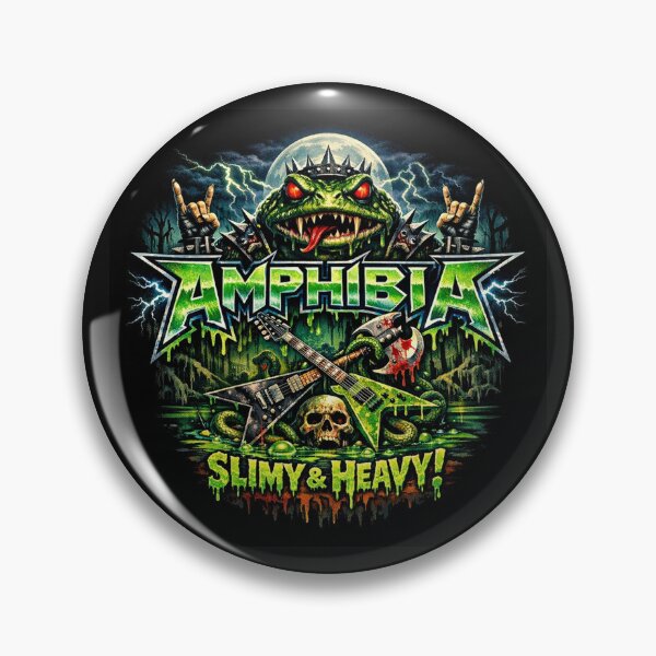 Item preview, Amphibia Heavy Metal Band T Shirt designed and sold by J131T.