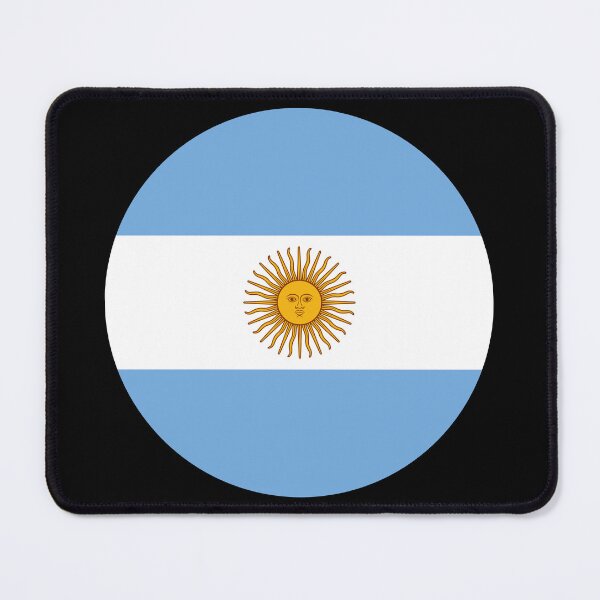 Item preview, Argentina Round Flag Argentine Patriotic Heritage designed and sold by NTGUILTY.