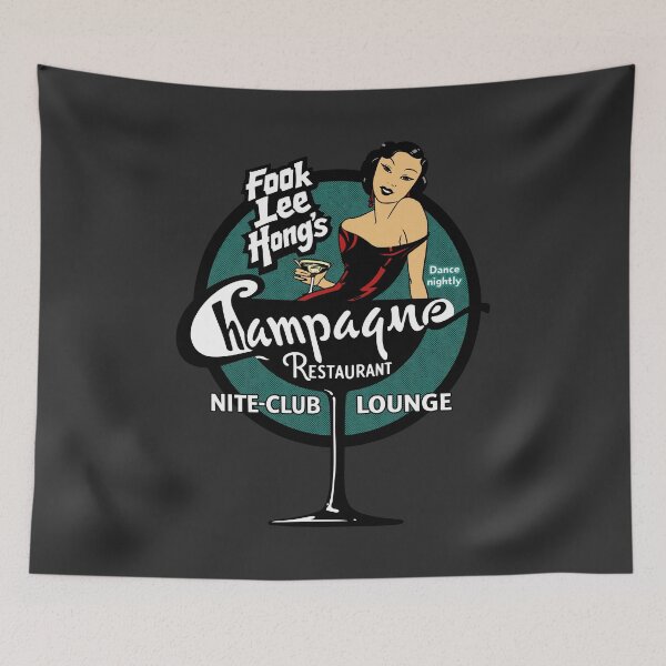 Item preview, Vintage Chinese Dive Bar designed and sold by Kujo Dangerous Vintage.