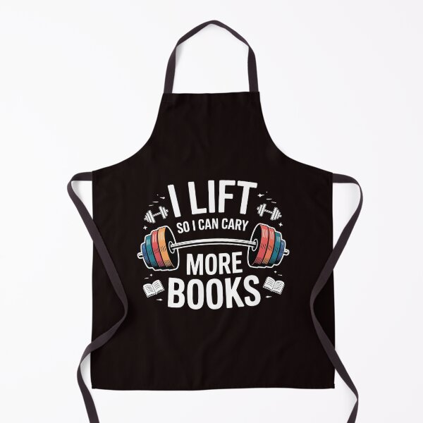 Item preview, I Lift So I Can Carry More Books – Gym Addict Bookworm Funny Saying designed and sold by Redgiant87x.
