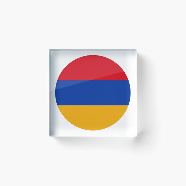 Item preview, Armenia Round Flag Armenian Patriotic Heritage designed and sold by NTGUILTY.