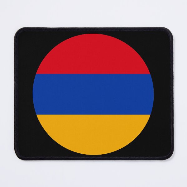 Item preview, Armenia Round Flag Armenian Patriotic Heritage designed and sold by NTGUILTY.
