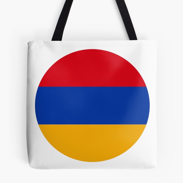 Item preview, Armenia Round Flag Armenian Patriotic Heritage designed and sold by NTGUILTY.