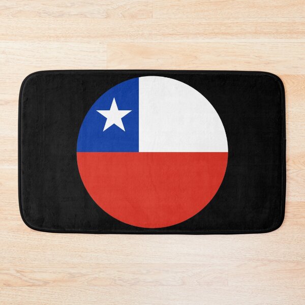 Item preview, Chile Round Flag Chilean Patriotic Heritage designed and sold by NTGUILTY.