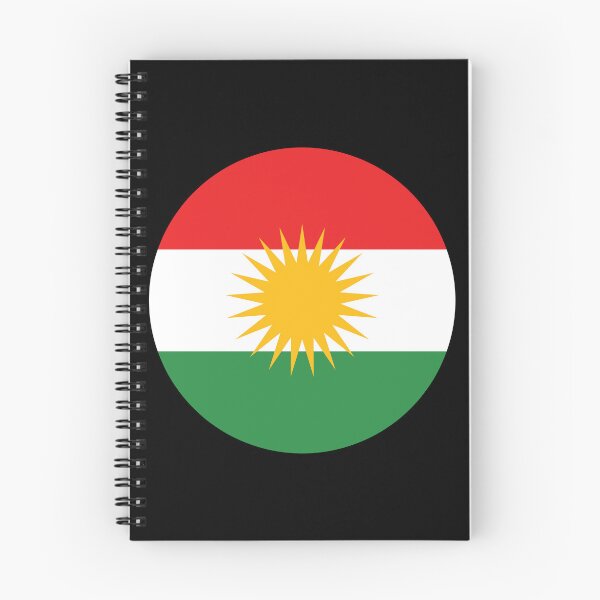 Item preview, Kurdistan Round Flag Kurdish Patriotic Heritage designed and sold by NTGUILTY.