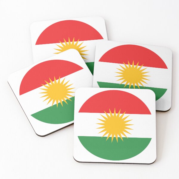 Item preview, Kurdistan Round Flag Kurdish Patriotic Heritage designed and sold by NTGUILTY.