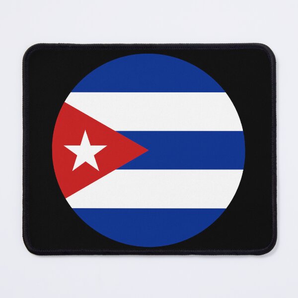 Item preview, Cuba Round Flag Cuban Patriotic Heritage designed and sold by NTGUILTY.