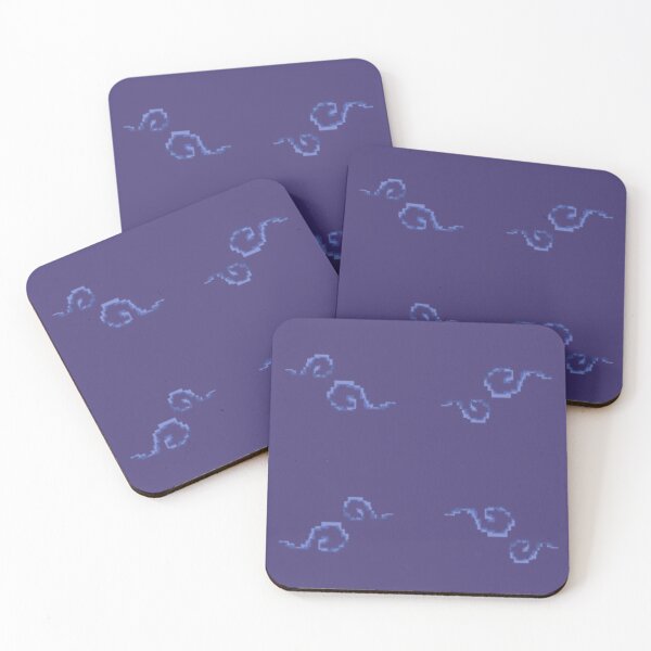Item preview, Waves on blue background. Pixel art. designed and sold by YaroshMaria.