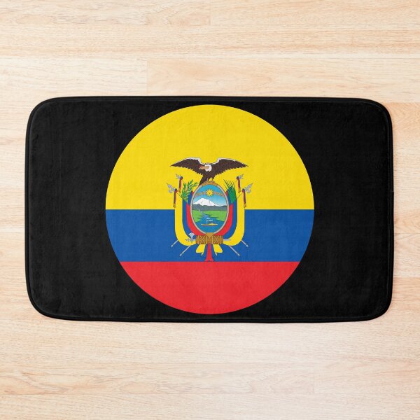 Item preview, Ecuador Round Flag Ecuadorian Patriotic Heritage designed and sold by NTGUILTY.