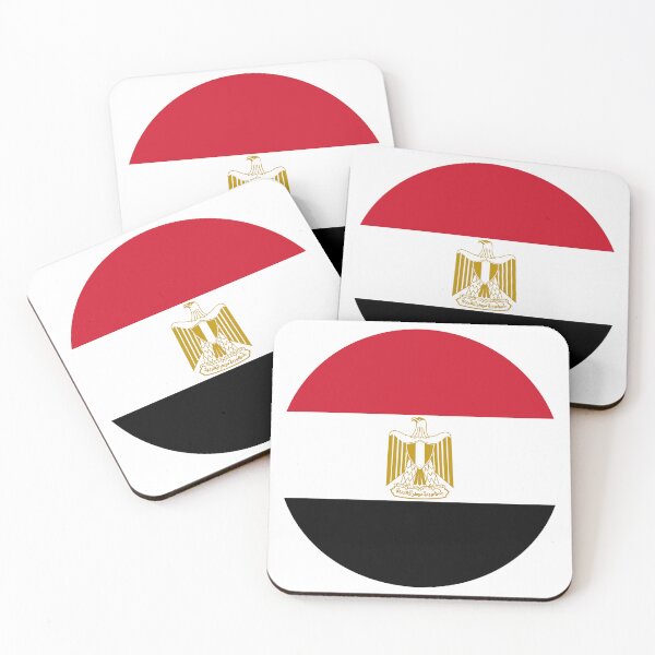 Item preview, Egypt Round Flag Egyptian Patriotic Heritage designed and sold by NTGUILTY.