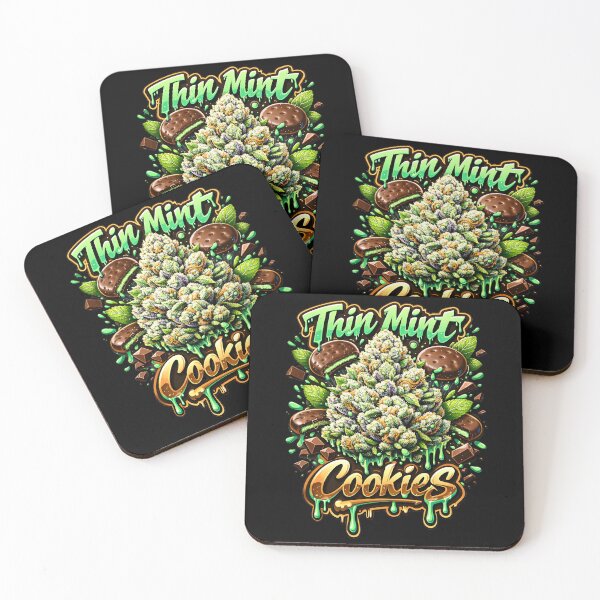 Item preview, Thin Mint Cookies Graffiti Print | Minty Cookie GSC Hybrid Typography | Relaxing designed and sold by WAUZ.
