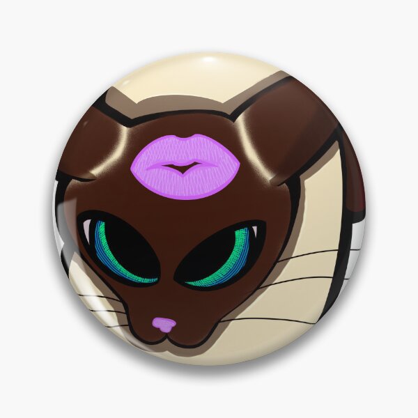 Item preview, Kissy Siamese Cat designed and sold by Dragonmirrorart.