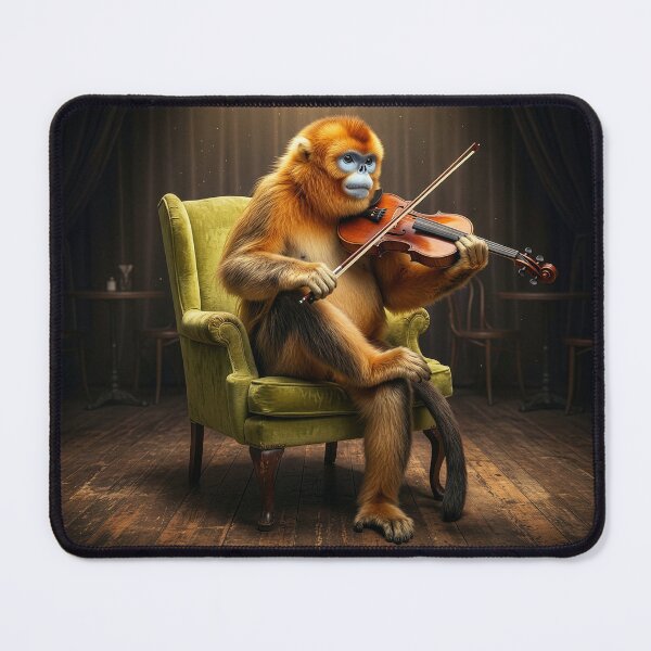 Item preview, Golden Snub-Nosed Monkey Outshines Itzhak Perlman  designed and sold by Tridentulus.