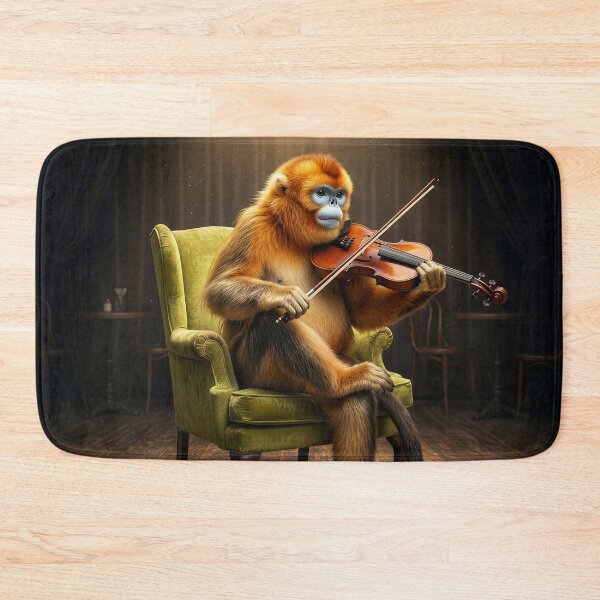 Item preview, Golden Snub-Nosed Monkey Outshines Itzhak Perlman  designed and sold by Tridentulus.
