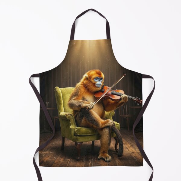 Item preview, Golden Snub-Nosed Monkey Outshines Itzhak Perlman  designed and sold by Tridentulus.