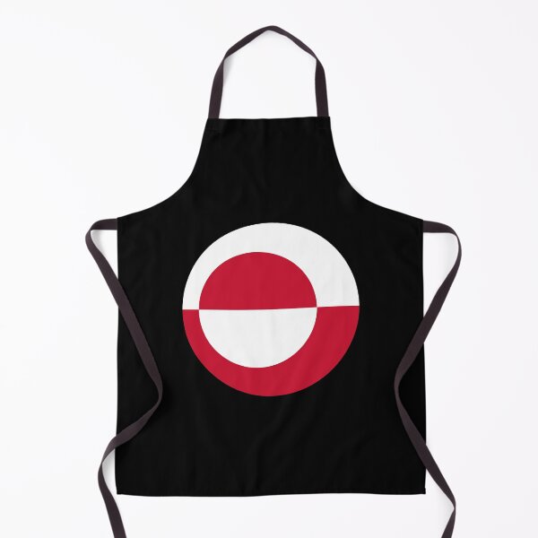 Item preview, Greenland Round Flag Greenlandic Patriotic Heritage designed and sold by NTGUILTY.