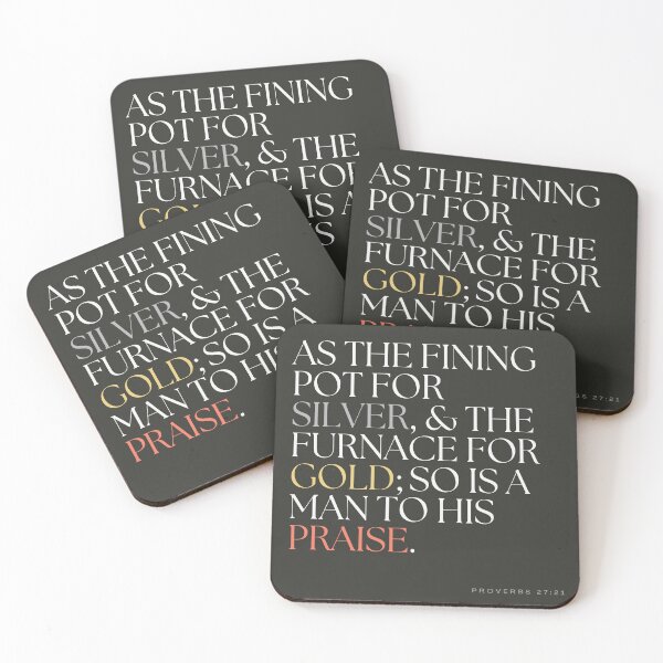 Item preview, Proverbs 27:21 designed and sold by Undonemadenew.