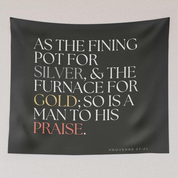 Item preview, Proverbs 27:21 designed and sold by Undonemadenew.