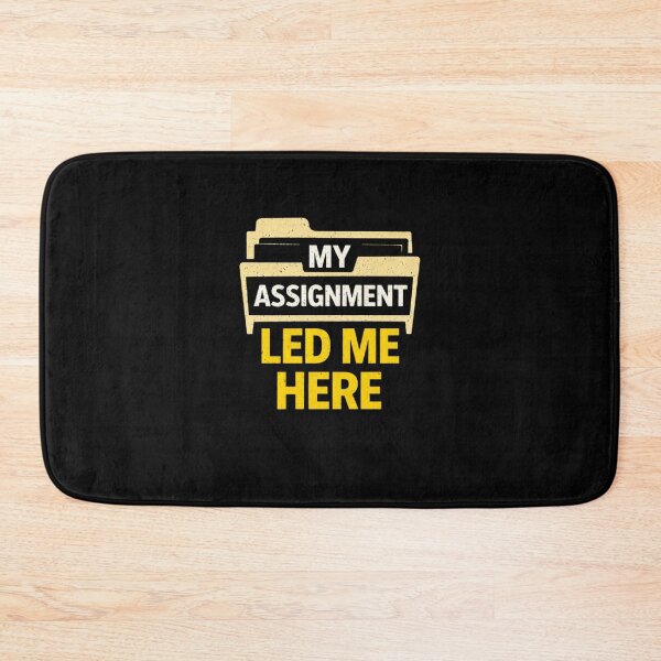 Item preview, My Assignment Led Me Here Shirt – Funny Student Folder Design, School Humor T-Shirt, College Meme Tee designed and sold by VibeOffline Studio.