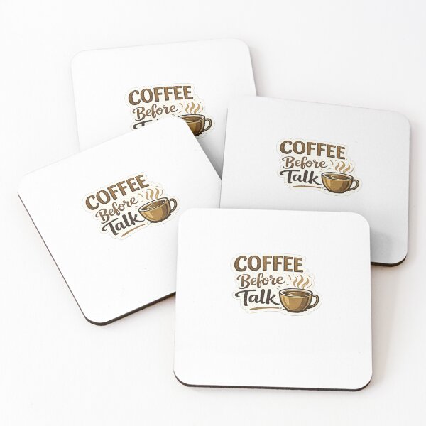 Item preview, Coffee Before Talk Funny Introvert Design designed and sold by CrescentBloom.