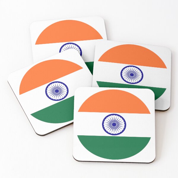 Item preview, India Round Flag Indian Patriotic Heritage designed and sold by NTGUILTY.
