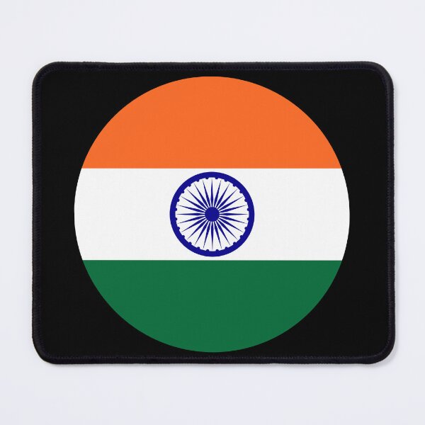 Item preview, India Round Flag Indian Patriotic Heritage designed and sold by NTGUILTY.
