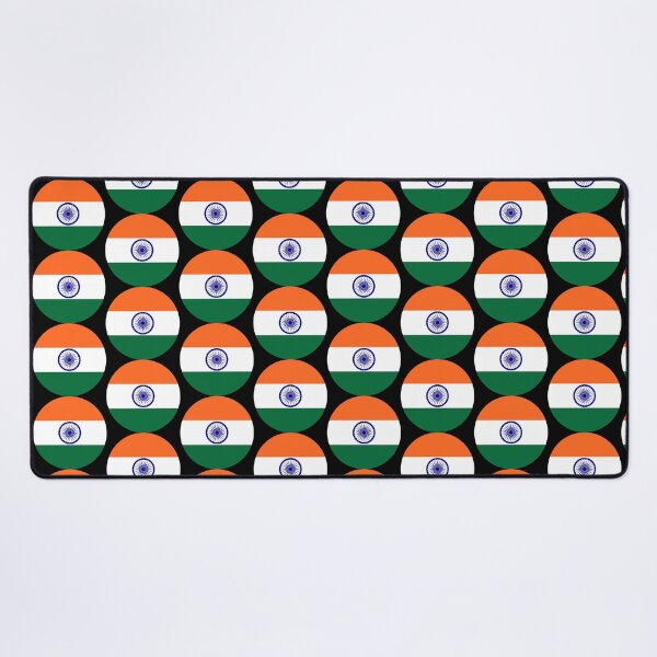Item preview, India Round Flag Indian Patriotic Heritage designed and sold by NTGUILTY.