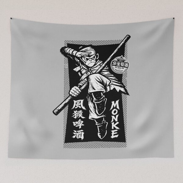 Item preview, Vintage Monkey Kung Fu Beer designed and sold by Kujo Dangerous Vintage.
