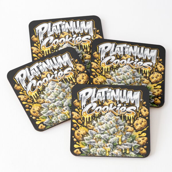 Item preview, Platinum Cookies Graffiti Print | Sweet Cookie Hybrid Strain Typography | Euphoric 420 designed and sold by WAUZ.