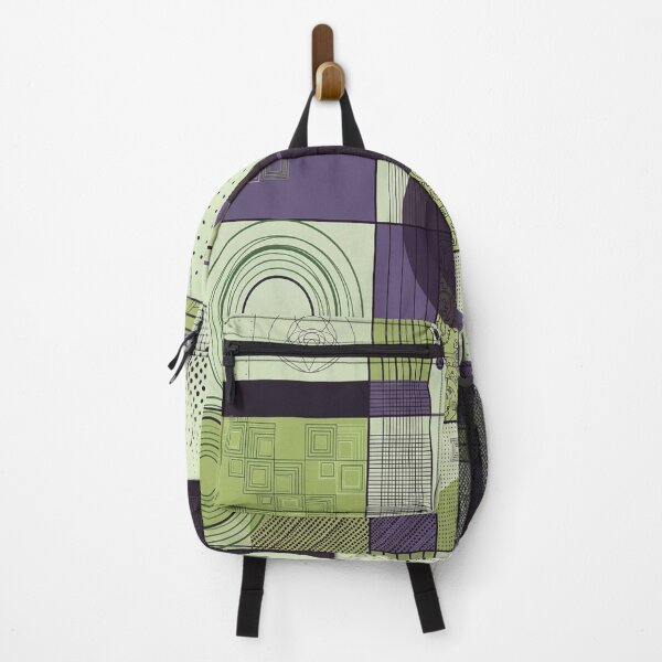 Item preview, Colourful Geometric, purple and green geometric, pattern geometric designed and sold by AddlPoolart.