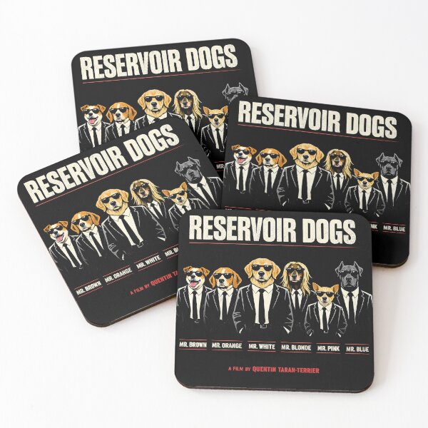 Item preview, Reservoir Dogs Parody Shirt – Dogs in Suits Movie Poster – Funny Tarantino Dog Art – Mr White Mr Pink Mr Blonde designed and sold by DiamondSkyShirt.