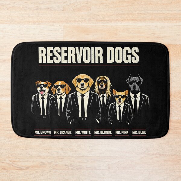 Item preview, Reservoir Dogs Parody Shirt – Dogs in Suits Movie Poster – Funny Tarantino Dog Art – Mr White Mr Pink Mr Blonde designed and sold by DiamondSkyShirt.