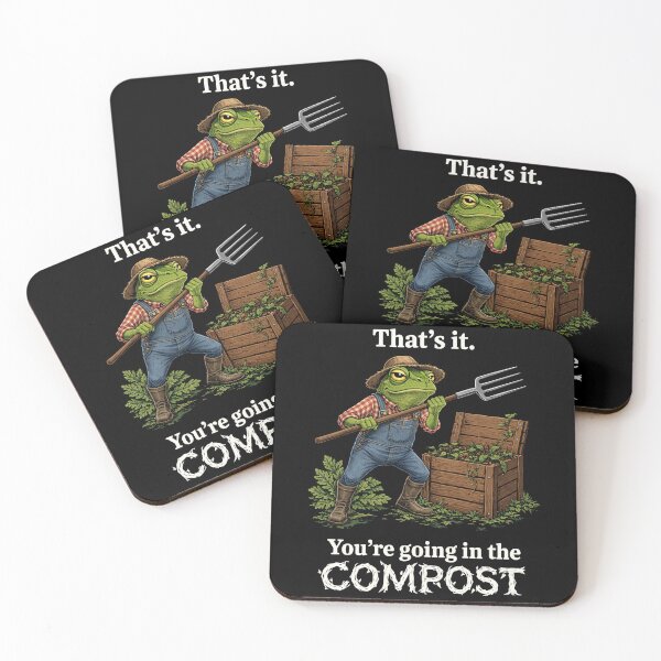 Item preview, thats it youre going in the compost funny frog  designed and sold by Kladhadredo.