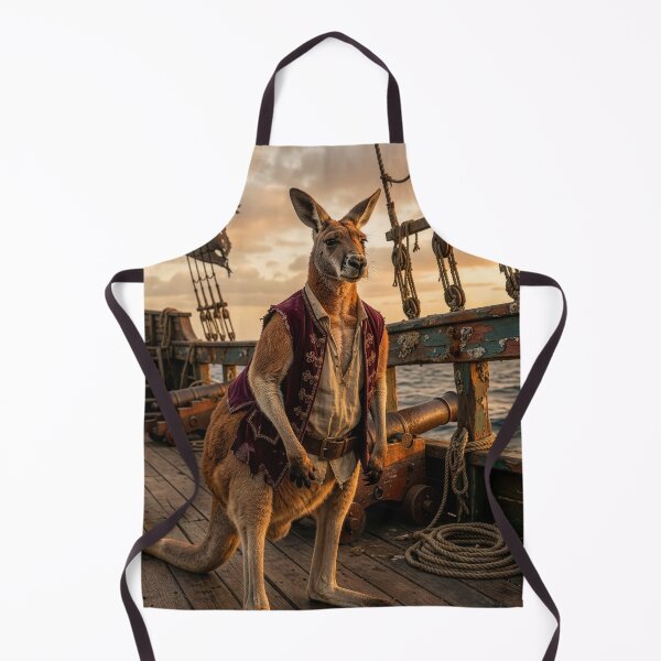 Item preview, Kangaroo Pirate Is a Scourge Upon the Sea designed and sold by Tridentulus.