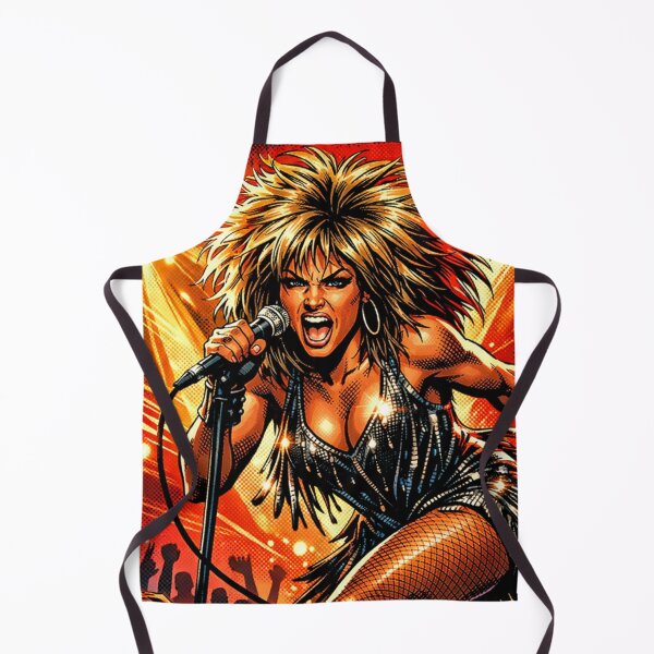 Item preview, Tina Turner Comic HQ Neon Rock Soul Stage Power Legendary Diva Performance Art designed and sold by SHOCAMPOS DESIGNS .
