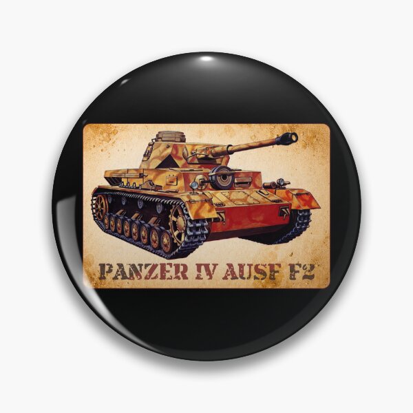 Item preview, Panzer IV Ausf F2 German WW2 Tank Illustration designed and sold by MilitaryMart.